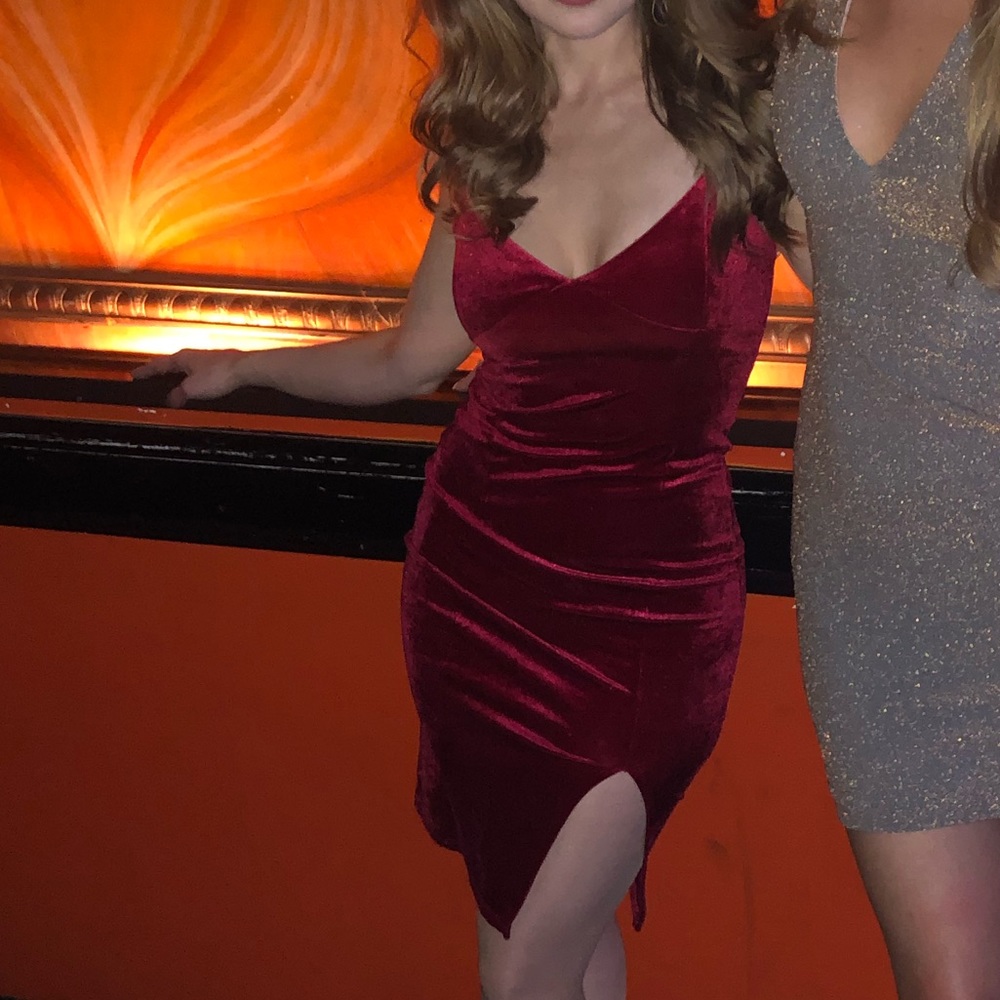 Red dress